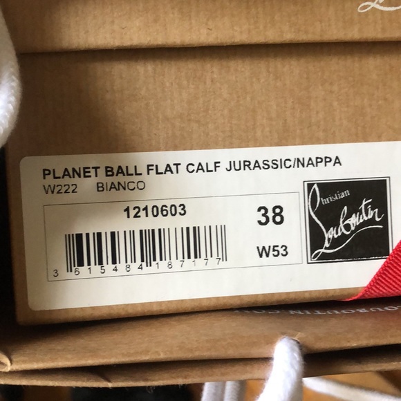 Christian Louboutin off white Planet ball flat sandal. Brand new! Never worn. - Picture 5 of 5